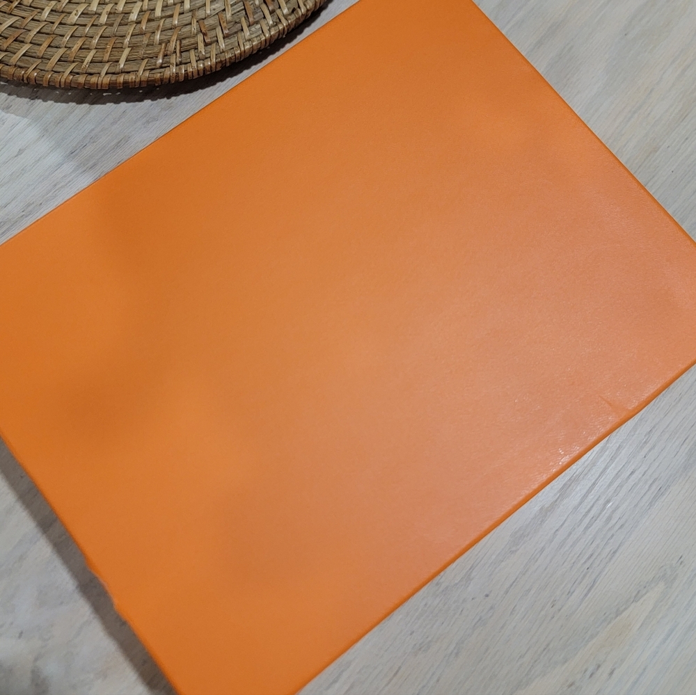 Herms Large Gift Box Empty Packaging Storage 9x11… - image 4